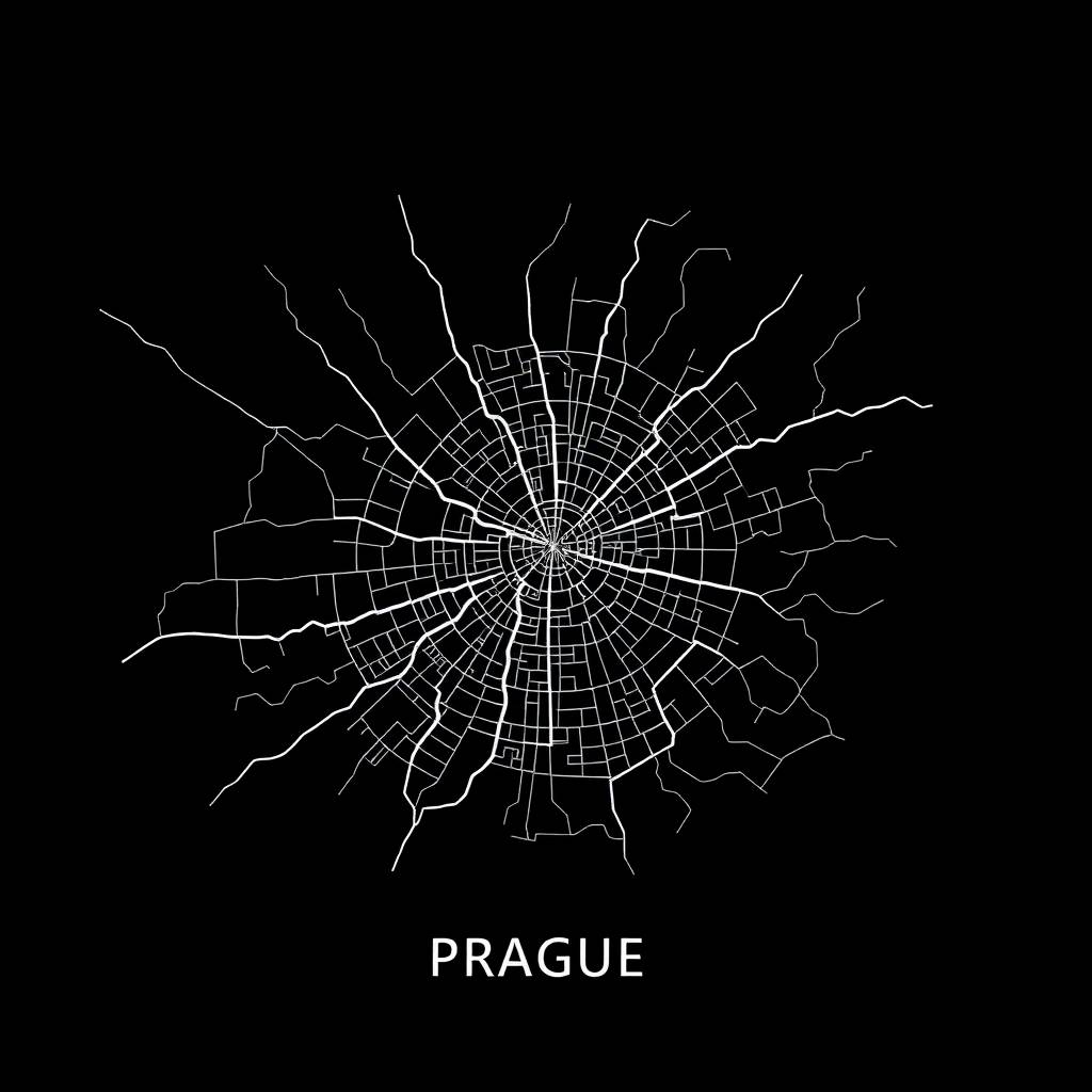 Mapa Praha 10